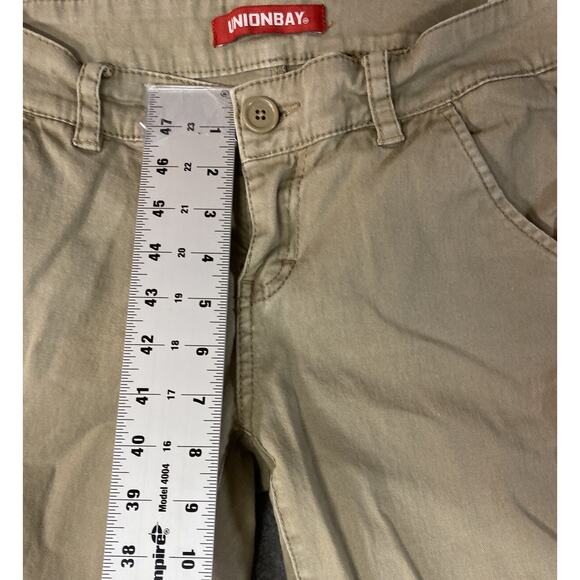 Unionbay Pants Juniors Size 9 Tan Khaki Chino Bootcut - Picture 5 of 15